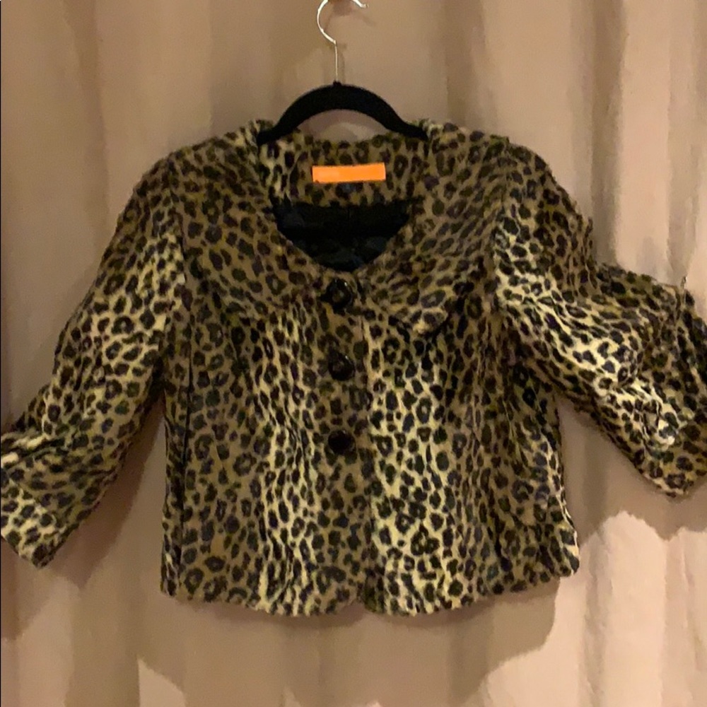 Cynthia Steffe Leopard Jacket